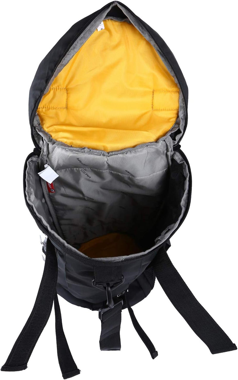 Statement Maxis 33L Large Hybrid Duffle Backpack/Travel Duffle Bag/Sports Duffle/Gym Bag for Men/Women (Black-Yellow)