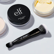 e.l.f. Putty Primer Brush and Applicator, Dual-Ended Makeup Tool & Face Brush, Scoop & Blend for Flawless Sanitary Application - Black 1 Count (Pack of 1)