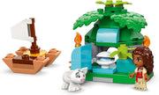 LEGO ǀ Disney Princess Moanas Island Fun Set, Buildable Toy with 2 Micro-Doll Figures and a House for Creative Play, Birthday Gift for 5 Plus Year Old Kids, Girls & Boys 43260