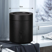 Rotating flip Electric Incense Burner bakhoor Portable USB Charging Smart Electronic Aromatherapy Machine (Special Coal briquettes Charcoal Fragrance)