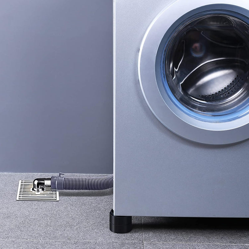 Washing Machine Pads for Anti-Vibration | Shock and Noise Cancelling Washer Dryer Anti Slip Rubber Feet Mat - Mat for Washer and Dryer Fit All Machines, Reduce Noise, Anti Slip, Protect