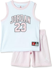 Unisex Kids Jordan 23 Jersey Set SET (pack of 1) - PINK FOAM