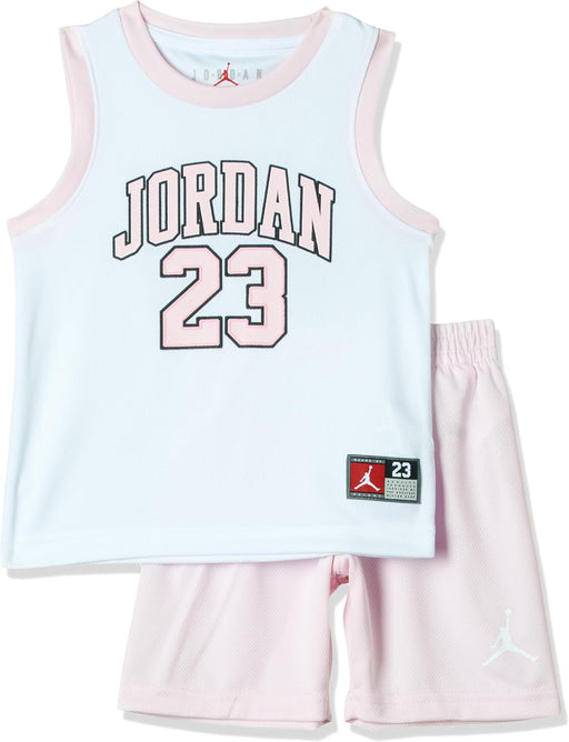 Unisex Kids Jordan 23 Jersey Set SET (pack of 1) - PINK FOAM