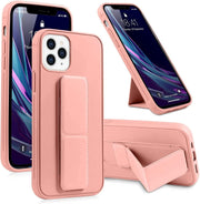 AWH Case for iPhone 14 Plus, Back Stand Case with Magnet Holder Hand Grip Magnetic Car Mount Anti Scratch Shockproof Cover Case for iPhone 14 Plus (iPhone 14 Plus, Light Blue) - iPhone 14 Pro Pink