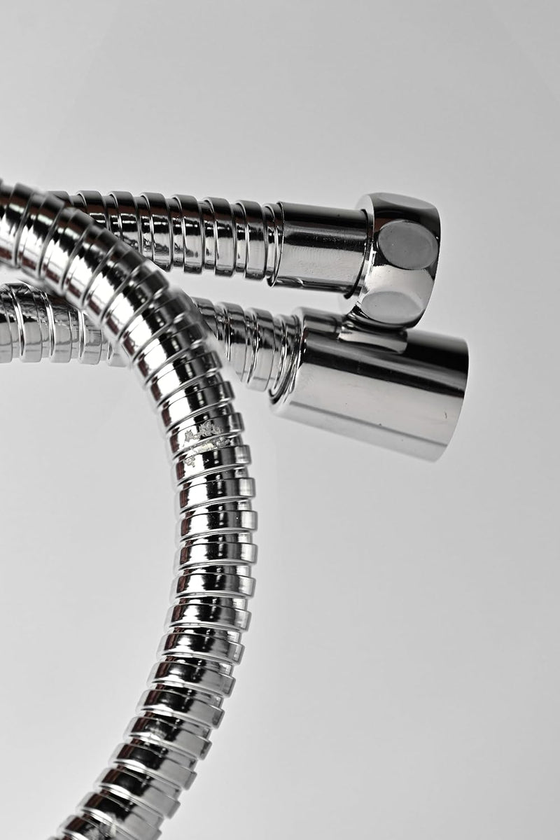 Streamflow™ Alpha Hand Trigger Bidet/Shattaf Set - Glossy Chrome / 120cm Stainless Steel/Chrome Hose