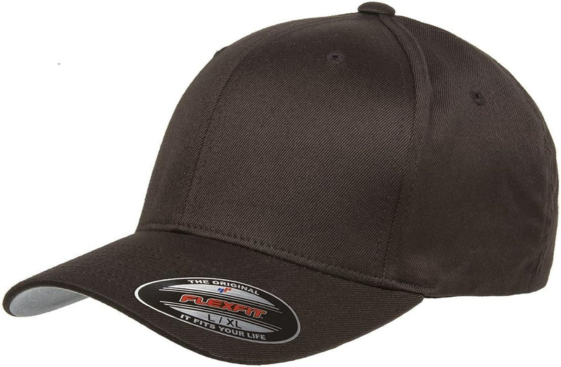 mens Flexfit Men's Athletic Baseball Fitted Cap - Brown