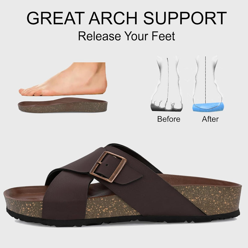 Centrino 7311 mens Cushion Sliders/Slippers | PU Padding on the Footbed | Bounce Back Technology | Comfortable & LightWeight | Waterproof & Everyday Flip Flops for Men and boys