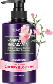 Honey&Macadamia Hydro-Intensive Protein Premium Nature Hair Treatment(Cherry Blossom) 500ml - Cherry Blossom