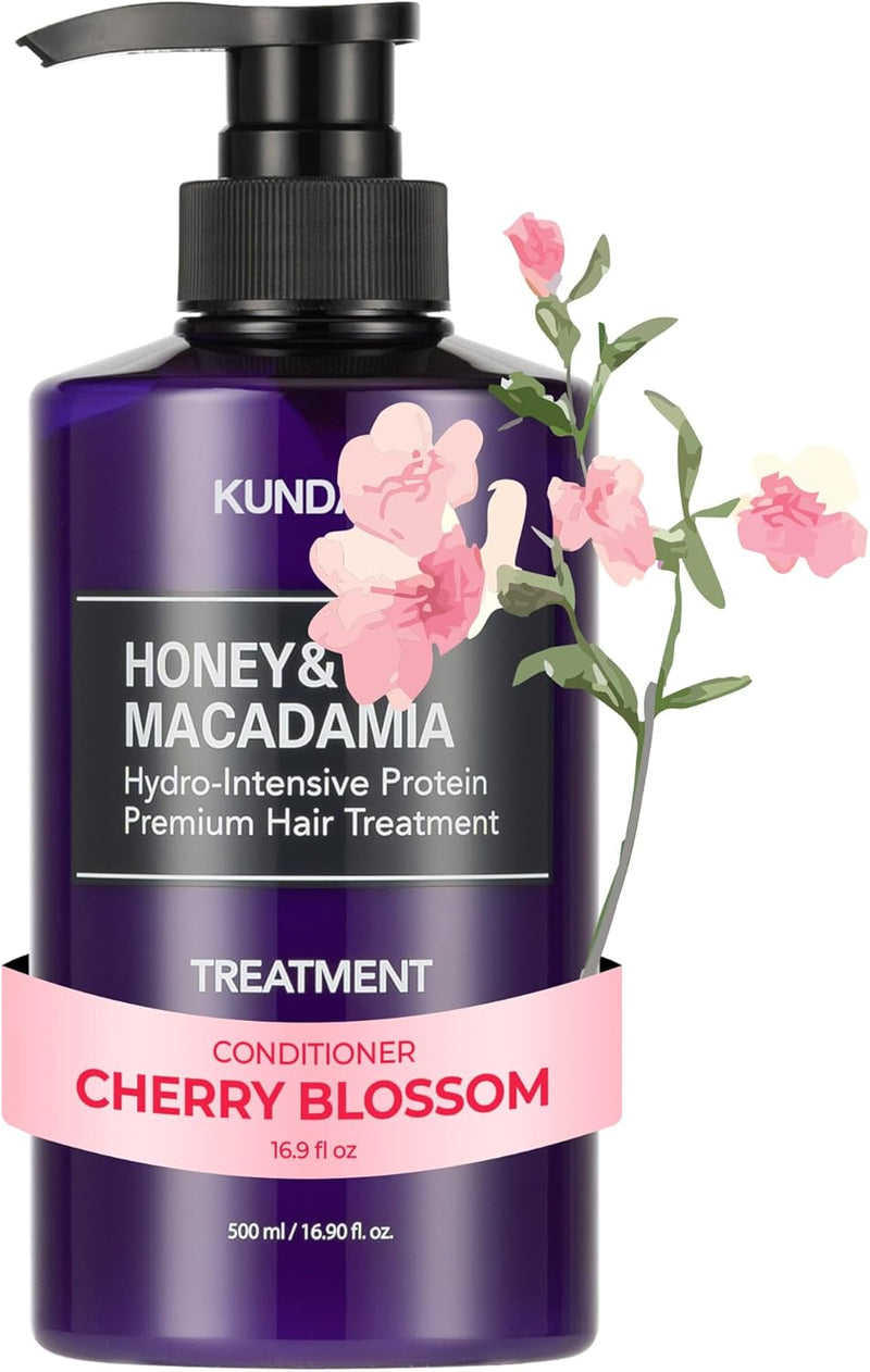 Honey and Macadamia White Musk Hair Treatment 500 ml - Cherry Blossom