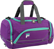 Sprinter 19" Sport Duffel Bag, Black/Teal - purple/teal