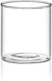 Borosil Vision Transparent Water Glass/Cold Drink Tumbler/ Beer Glass/Juice Glass Set of 6 Pcs (295 ML each) Flame Proof Glasses, Microwave & Dishwasher Safe