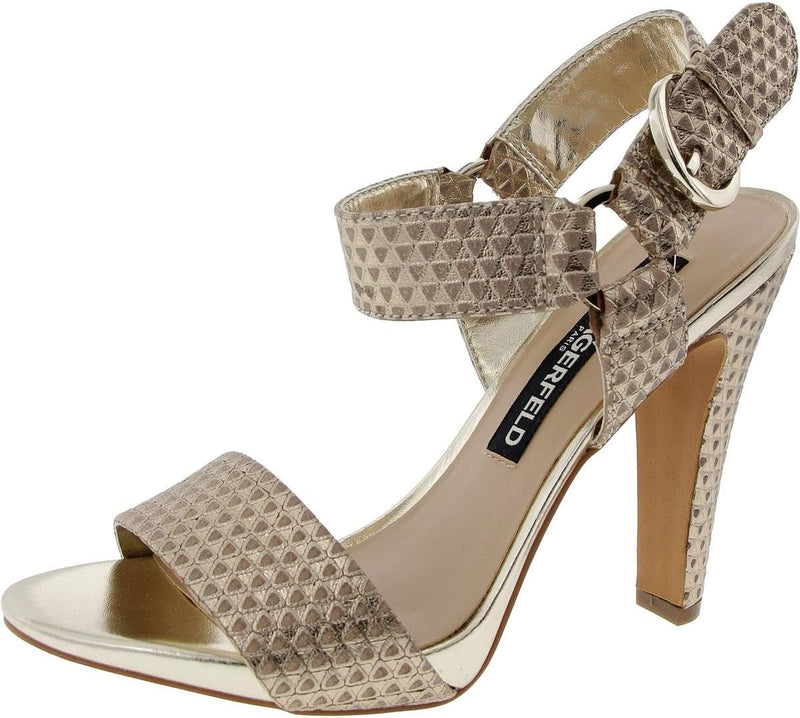 Women's Cieone Heeled Sandal - Gold Triangle Metallic
