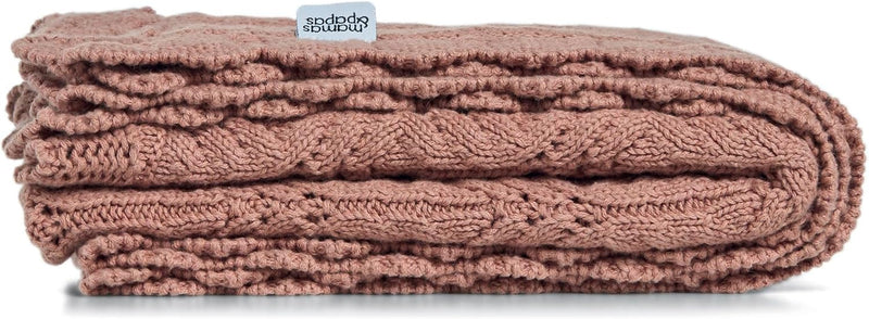 Mamas & Papas Small Knitted Blanket, Wildflower