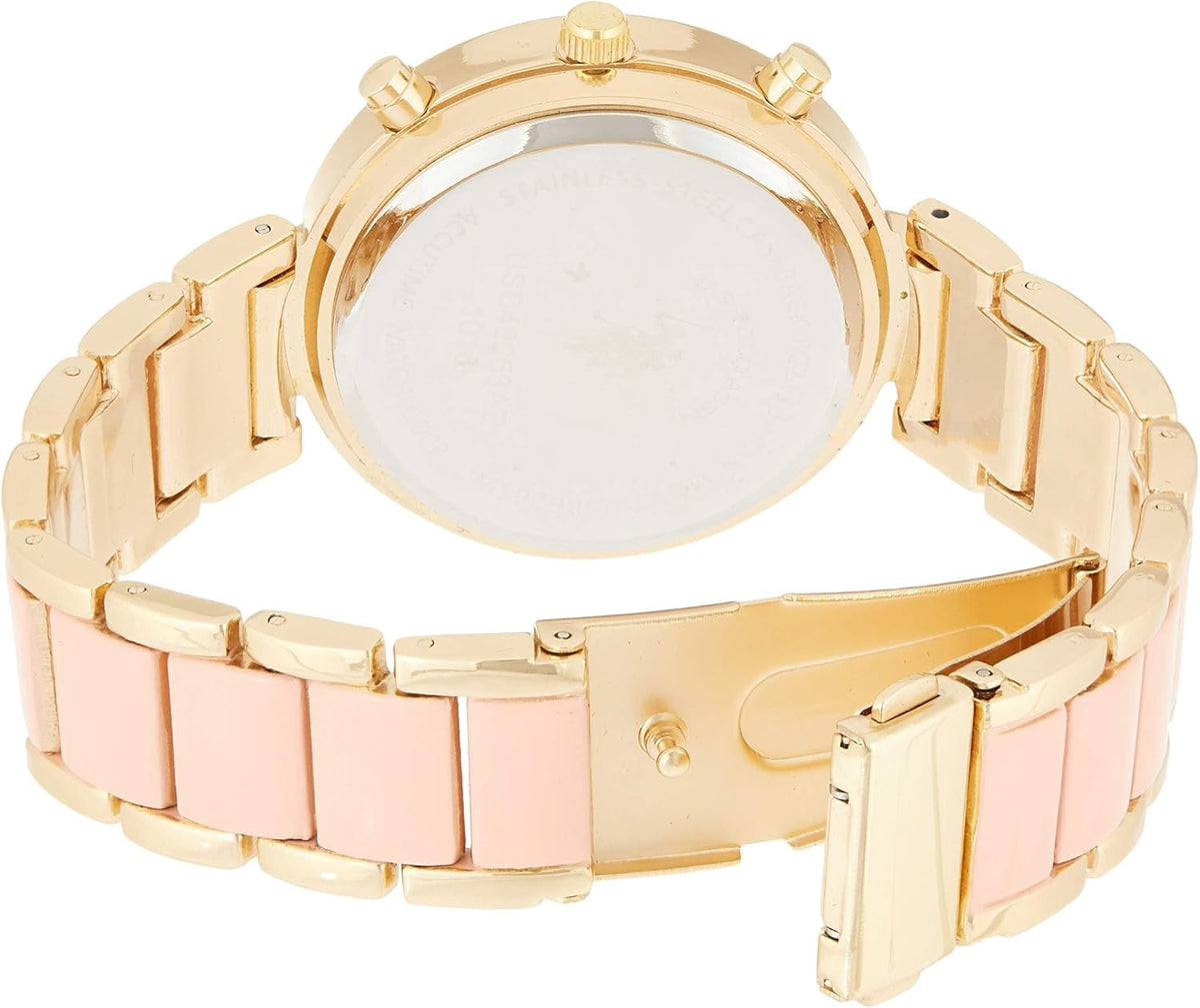Women's Pink Dial Alloy Band Watch - USC40063 – image 2