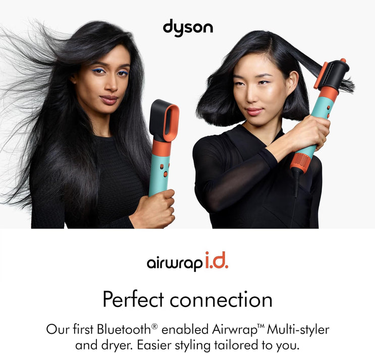 Dyson Airwrap i.d.™ Multi-styler (Ceramic Platina & Topaz) | Dyson's First Connected Multistyler| Intelligent Styler| Personalize Curl Sequence| 6 in 1 | Dry|Curl|Shape|Smooth|Hide Flyaways