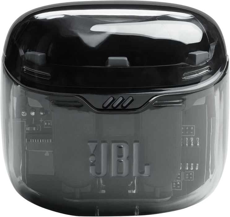 JBL Tune Flex True Wireless Noise Cancelling Earbuds, Pure Bass, ANC + Smart Ambient, 4 Microphones, 32H of Battery, Water Resistant & Sweatproof, Comfortable Fit - Blue, JBLTFLEXBLU