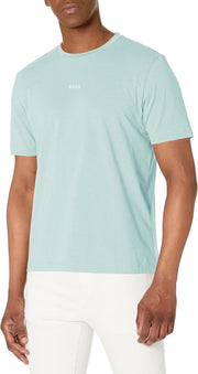 mens Center Logo Regular Fit T-shirt T-Shirt - Cloud Green