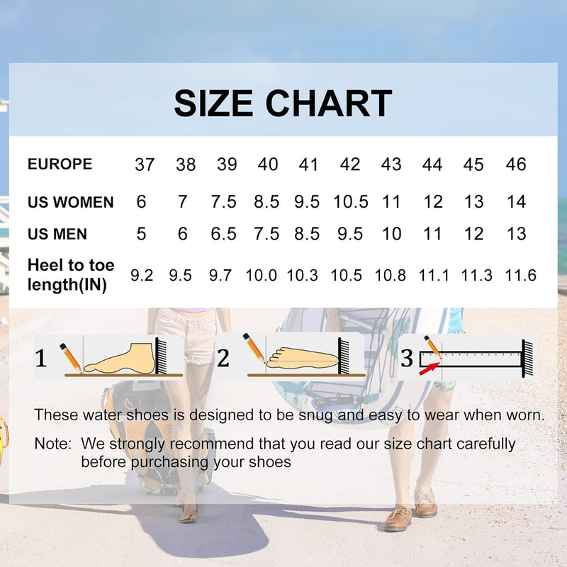 SYKT Water Shoes Mens Womens Quick-Dry Non-Slip Soft Barefoot Swimming Shoes Aqua Sports Outdoor Beach Surfing Diving Hiking Yoga Shoes