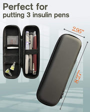 Executive Pen Cases, Slim Eva Carrying Bag, Insulin Travel, Pencil Case Hard Shell, Simple Thin Waterproof Organizer Box For Stylus Touch Pen, Art Pencil, Headphones