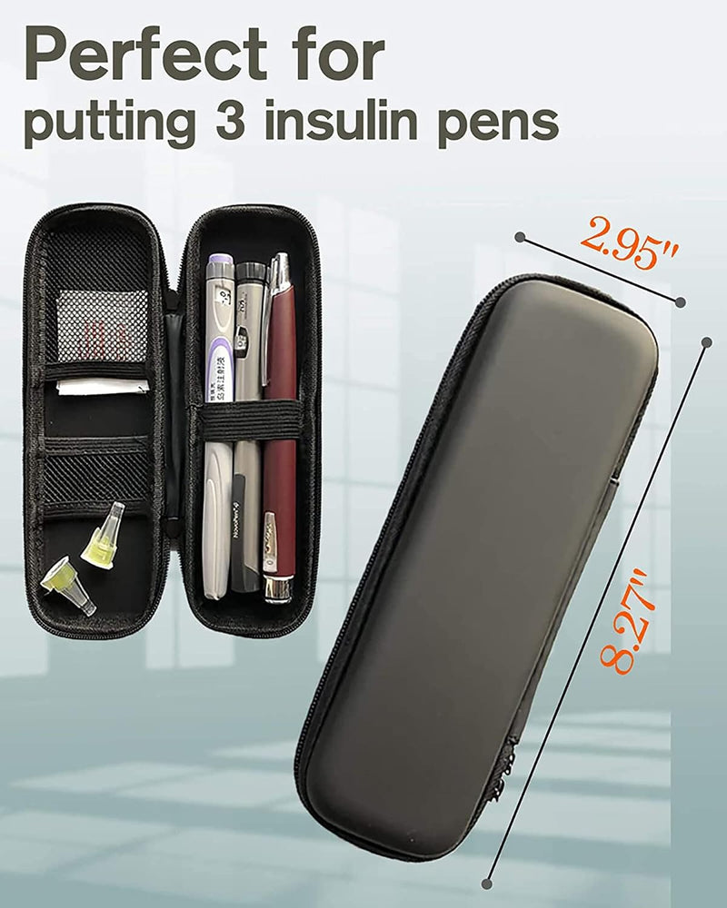 Executive Pen Cases, Slim Eva Carrying Bag, Insulin Travel, Pencil Case Hard Shell, Simple Thin Waterproof Organizer Box For Stylus Touch Pen, Art Pencil, Headphones