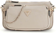 Womens Noelle Crossbody Double Pouch Handbag - Tau