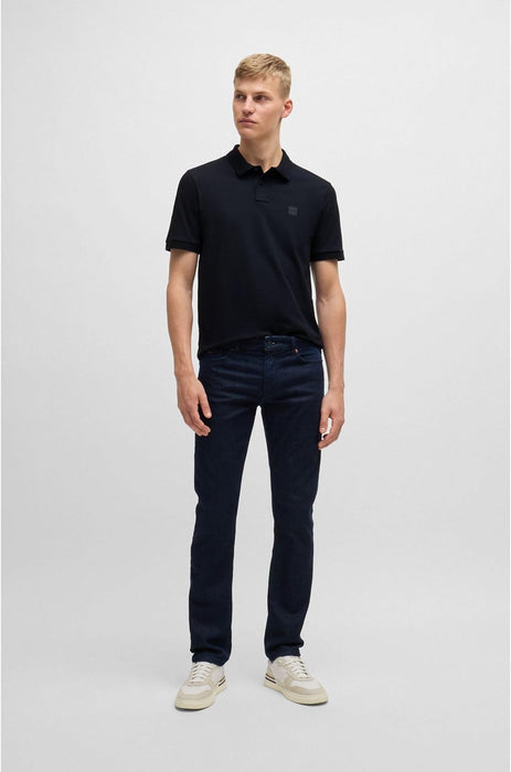 BOSS Men's Passenger Slim Fit Stretch Cotton Polo Shirt with Logo Patch