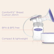 Lansinoh Compact Single Electric Breast Pump , Set Of 1