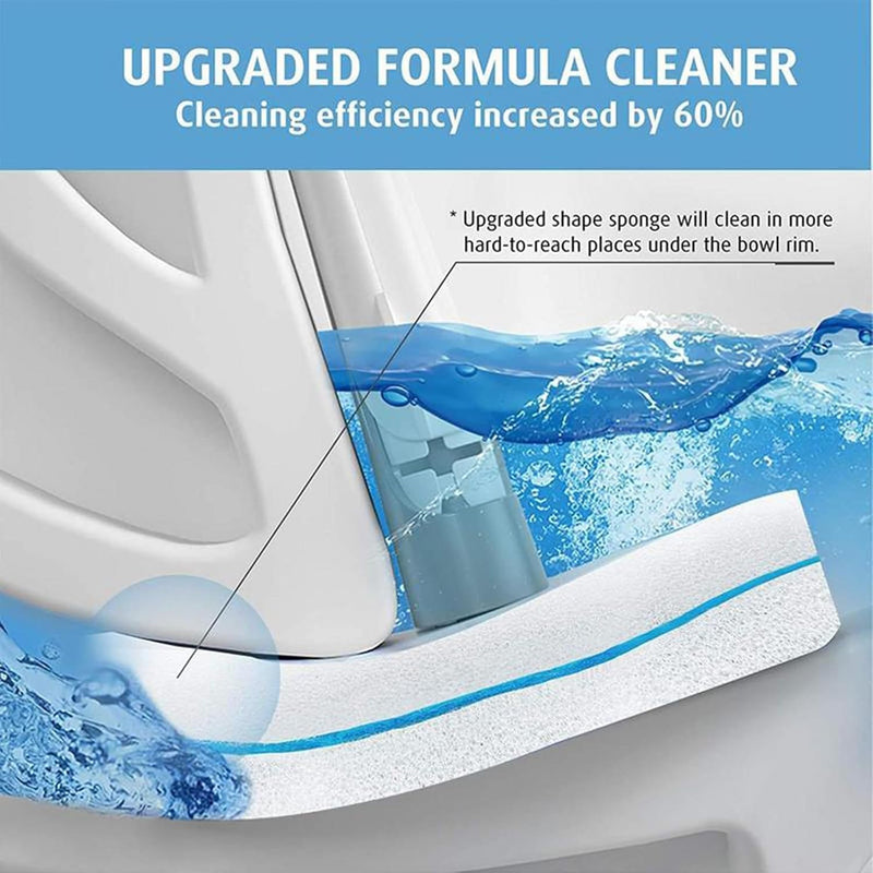BIGTHREE Toilet Wand Refills, 30 Refills Disposable Toilet Wand Heads Brush Compatible for Clorox Toilet Wand Refills, Toilet Cleaning Sponges Heads Toilet Wand Refills, Replacement Cleaning Brush