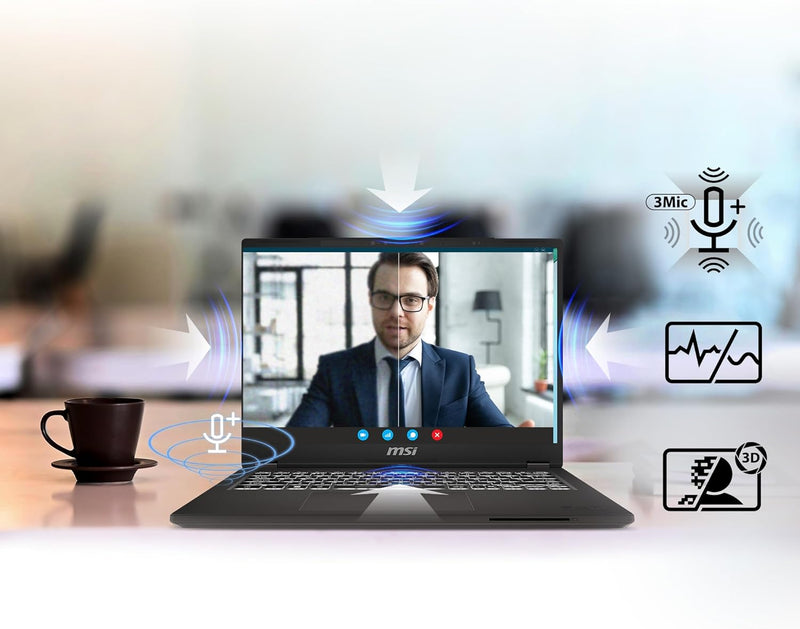 Commercial Laptop, 14 H A2RMG, 14"FHD Display, Intel Core 7 240H, 16GB RAM, 1TB SSD, Intel Graphics, Win11, Grey - 9S7-14L111-289