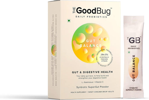 Gut Balance SuperGut Stick for Gut Health, Strong Digestion & Immunity Probiotics + Inulin + Vitamin C For Men & Women 3Bn CFU of Clinically Proven Strains 30 Days Pack