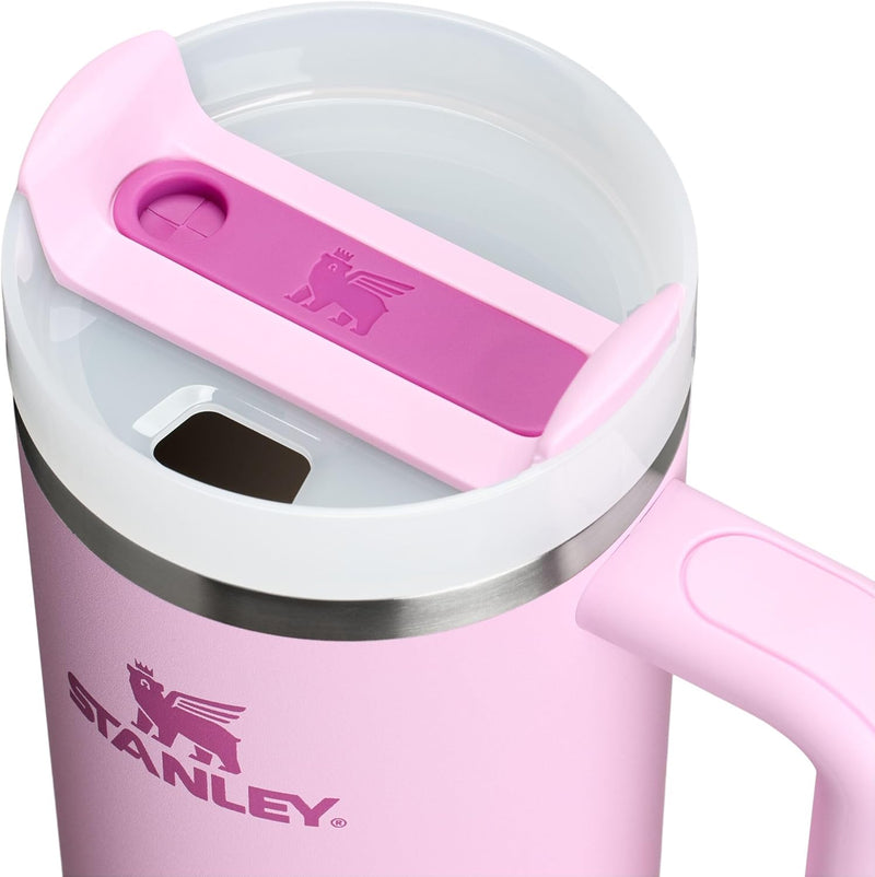 Stanley Quencher H2.0 Tumbler with Handle & Straw 30 oz | Twist On 3-Way Lid | Cupholder Compatible for Travel | Insulated Stainless Steel Cup | BPA-Free | Cherry Blossom