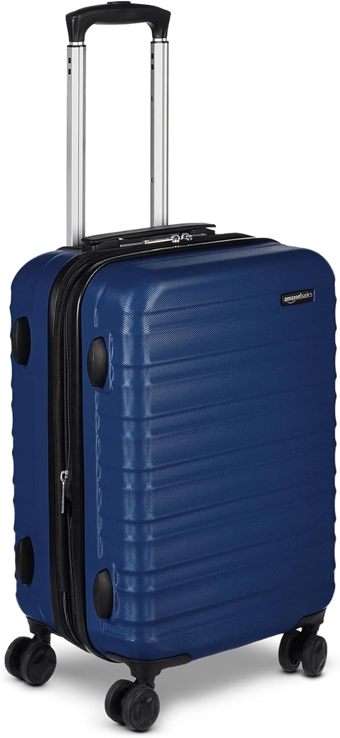 Hardside Spinner Luggage-30-Inch (78cm), Material: ABS, Navy Blue