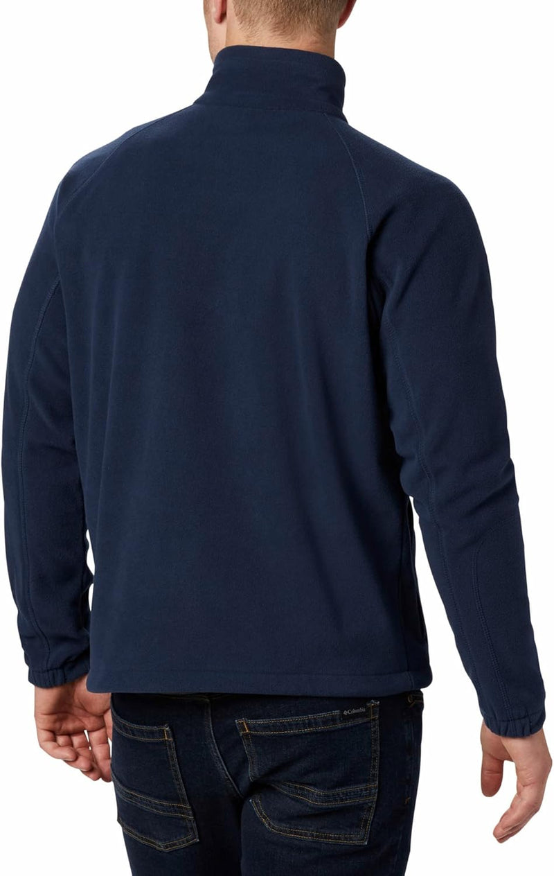 Columbia Men's Full Zip Fleece Jacket, Fast Trek Light, Carnelian Red, XXL