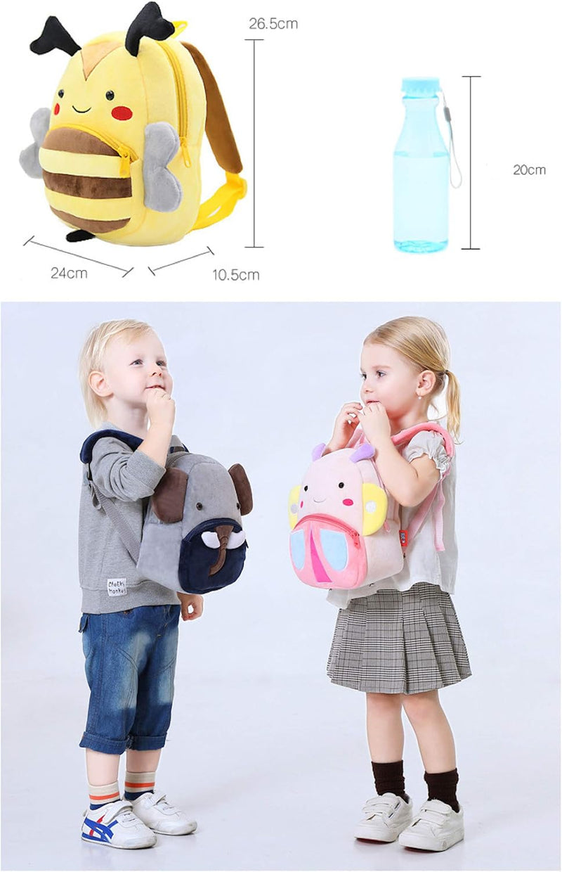Kids Backpack for Boys Girls, Cute Toddler Backpack Preschool Kindergarten Child Bookbag, Mini Travel Bag for Ages 2-6 Year Old Birthday Gift