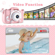 Kids Camera Toys for 6+ Year Old Boys/Girls, Kids Digital Camera for Toddler with 1080P Video, Chritmas Birthday Festival Gifts for Kids, Selfie Camera for Kids,(Pink)