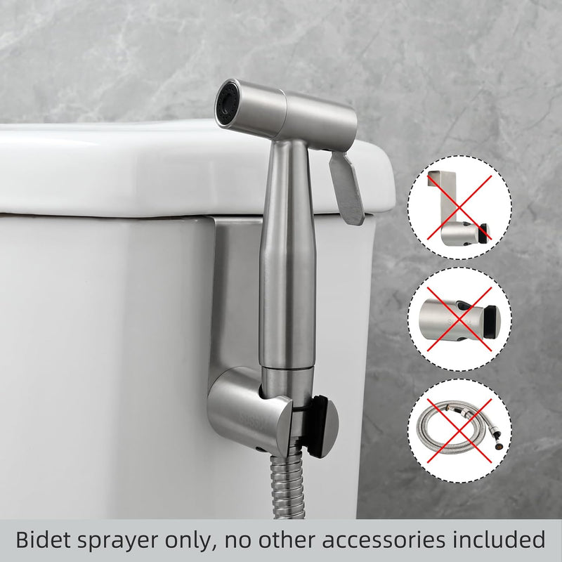 CIENCIA Hand Held Bidet Sprayer Premium Stainless Steel Sprayer Shattaf - only Bidet spray head for Toilet, Hand Bidet Sprayer for Toilet WS024