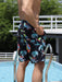 Maeau Men Swim Beach Shorts Quick Dry Swimming Trunks Drawstring Surfing Board Shorts
