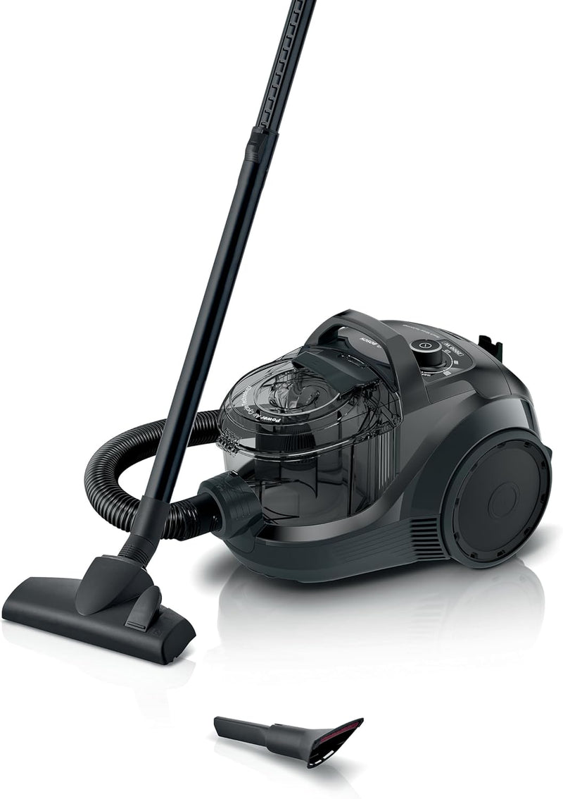 BOSCH Series 4 Bagless Vacuum Cleaner 2000 Watts, BGS21WBAGB Black