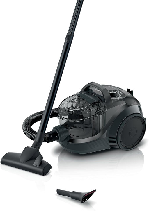 BOSCH Series 4 Bagless Vacuum Cleaner 2000 Watts, BGS21WBAGB Black