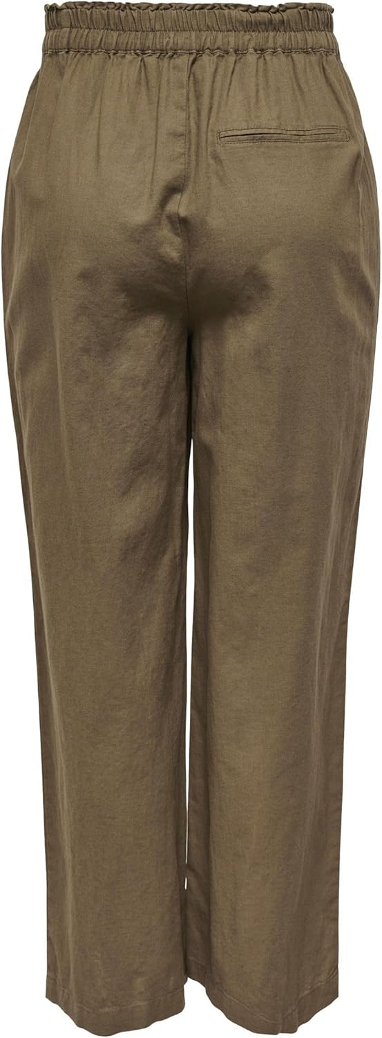 ONLTOKYO HW LINEN BLEND PANT PNT NOOS - Cub