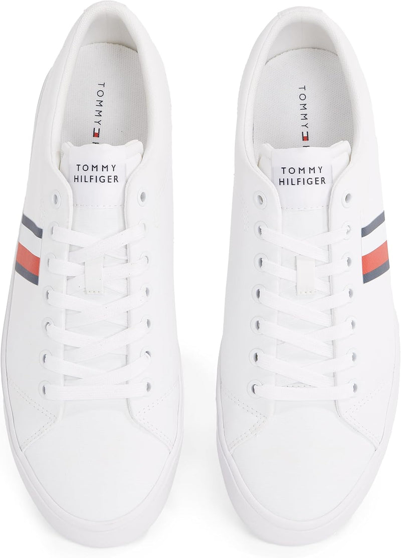 Tommy Hilfiger TH HI VULC LOW CORE STRIPES MESH mens Sneakers