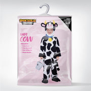 Spooktacular Creations Unisex Baby Cow Costume Jumpsuit Outfit with Milking Bucket for Infant Child Boys and Girls