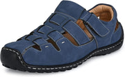 Men's Tan Fisherman Sandals - BLUE