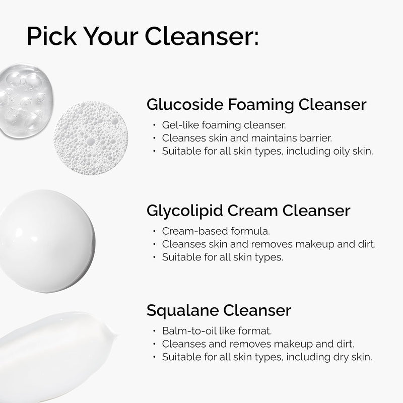 Glucoside Foaming Cleanser, Mild Foaming Face Wash for All Skin Types, Including Sensitive Skin, 150 ml