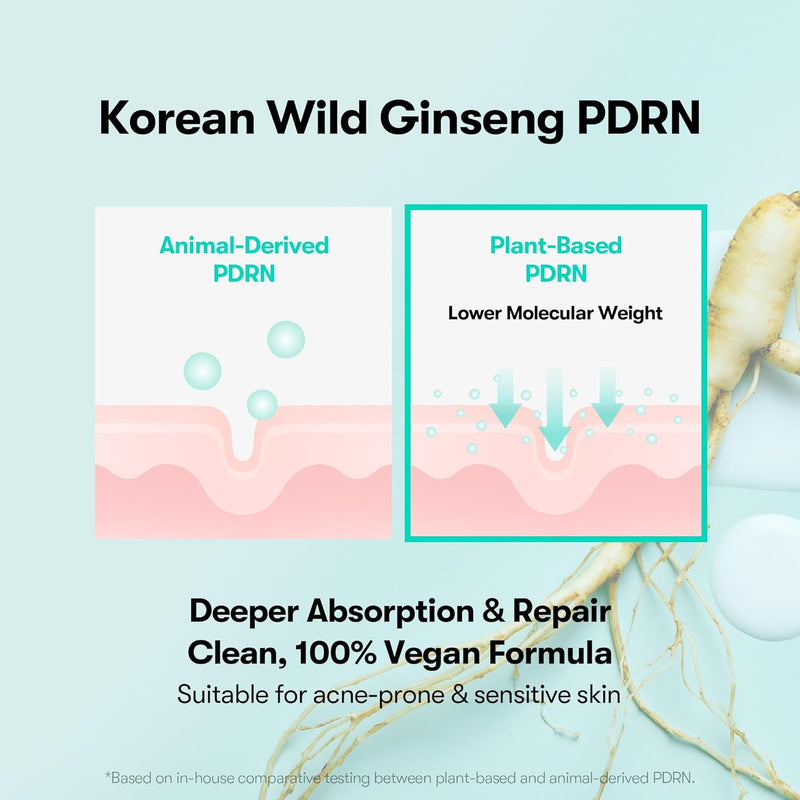 PDRN Capsule Cream 100, Hydrating Face Moisturizer with 100,000ppm PDRN, Hyaluronic Acid, 9 Peptides, Firming & Plumping Nourishing Cream, Korean Skin Care (1.69 fl. oz.)