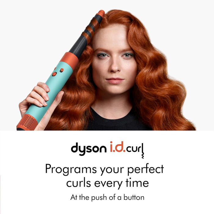 Dyson Airwrap i.d.™ Multi-styler (Ceramic Platina & Topaz) | Dyson's First Connected Multistyler| Intelligent Styler| Personalize Curl Sequence| 6 in 1 | Dry|Curl|Shape|Smooth|Hide Flyaways