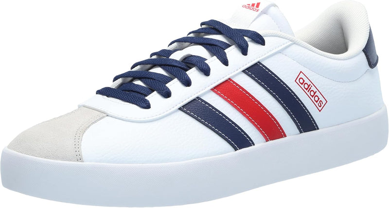 Vl Court 3.0 mens Sneaker - White/Team Navy Blue/Better Scarlet