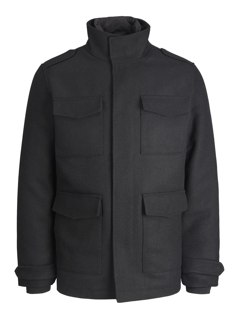Jack & Jones Men's Jprblaparker Wool Field Jacket Sn Cardigan