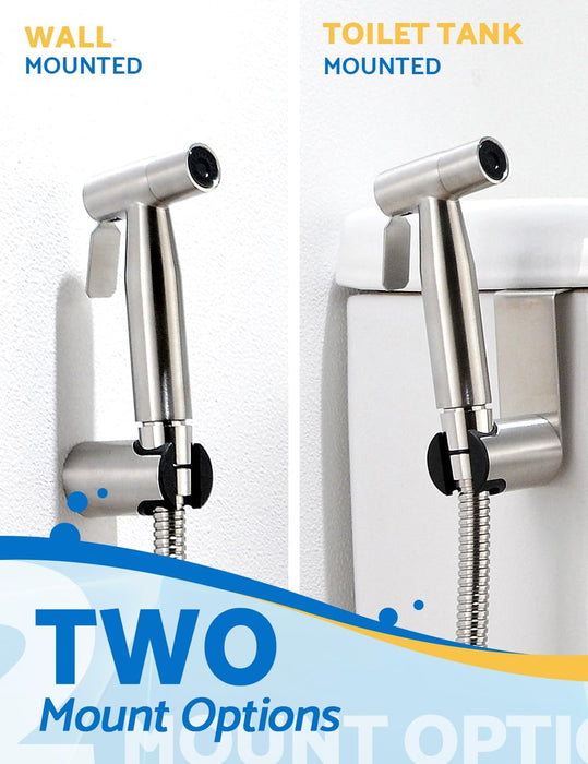 Handheld Bidet Sprayer for Toilet, BRITULIF Jet Sprayer for Toilet Muslim Shower Set, Adjustable Bidet Attachment Toilet Water Sprayer,Bidets for Existing Toilets Bidet Hose for Feminine Wash