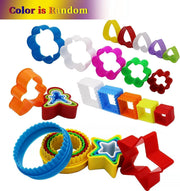 Silk Route - Cookie Cutter Shapes Set, 32Pcs Biscuit Cutters in 6 Shapes, Cake, Vegetable, Fondant, Fruit Cutters for Kids and Adults (Random Color)